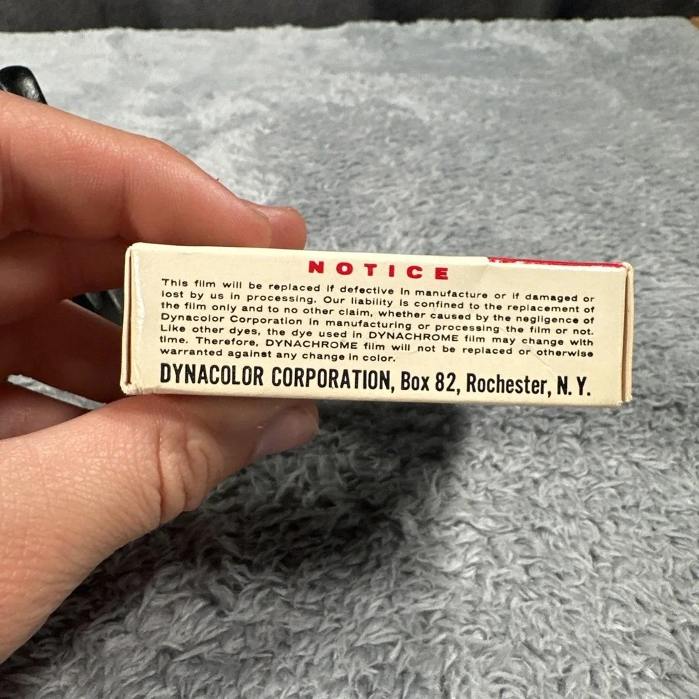 VTG Dynachrome Double 8MM Roll Camera Film For A Photoflood Light 1968 25' Roll